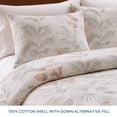 thumbnail image 3 of Coastal Living 3-Piece Lightweight 100% Cotton Ivory Palms Comforter Set, King, 3 of 12