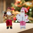 thumbnail image 4 of Adorable Santa Claus Shape Doll Decor Christmas Style Handmade Fabric Doll Model for Party, 4 of 8