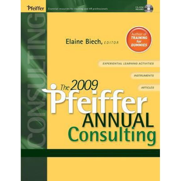 Pre-Owned The 2009 Pfeiffer Annual: Consulting (Hardcover) 0470371439 9780470371435