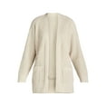 thumbnail image 3 of Time and Tru Women's Chenille Cardigan Sweater, Midweight, Sizes XS-XXXL, 3 of 5