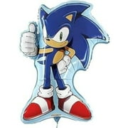 ® 73cm (29") Sonic The Hedgehog Shaped Character Foil Balloon - Kids Party Balloons