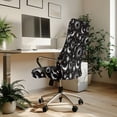thumbnail image 3 of Xixirimido Celestial Moon Stars Sun Pattern Stretch Office Chair Cover Computer Chair Cover for Armrest Chair Universal Rotating Boss Chair Slipcovers High Back Desk Chair Seat Protector, Large, 3 of 6