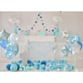 thumbnail image 3 of Pearl Powder Blue Balloons - 12 Inch Latex Balloons - 72 Pack, 3 of 8
