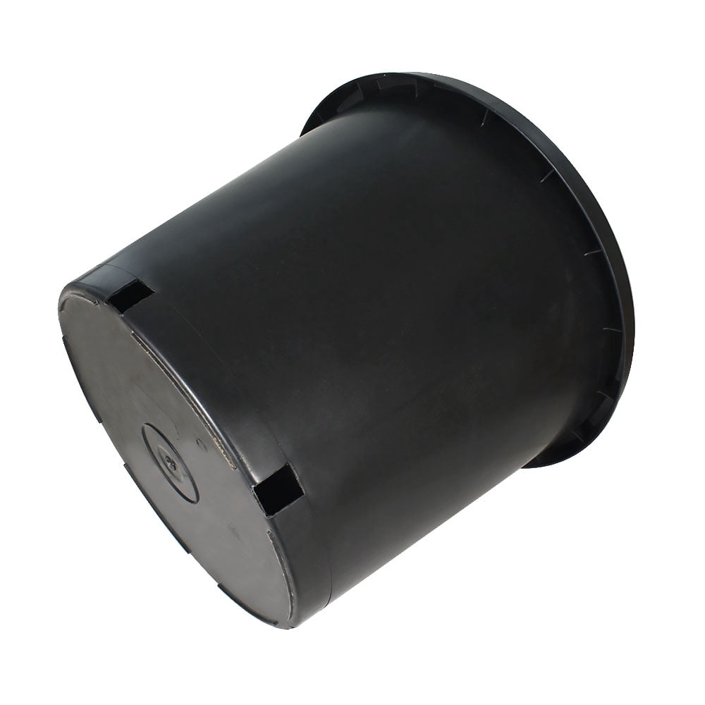 PET-U Premium Black Plastic Nursery Plant Container Garden Planter Pots