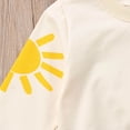 thumbnail image 6 of Hirigin Kids Baby Girl Rainbow Tassel Sweatshirts Crewneck Long Sleeve Sun Print Pullover Sweater Top Spring Fall Clothes, 6 of 7