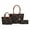 Brown- Small, variant on MKF Collection Lady Women’s Tote Bag, Small Tote with Wallet, Signature Vegan Leather Handbag Set by Mia K.