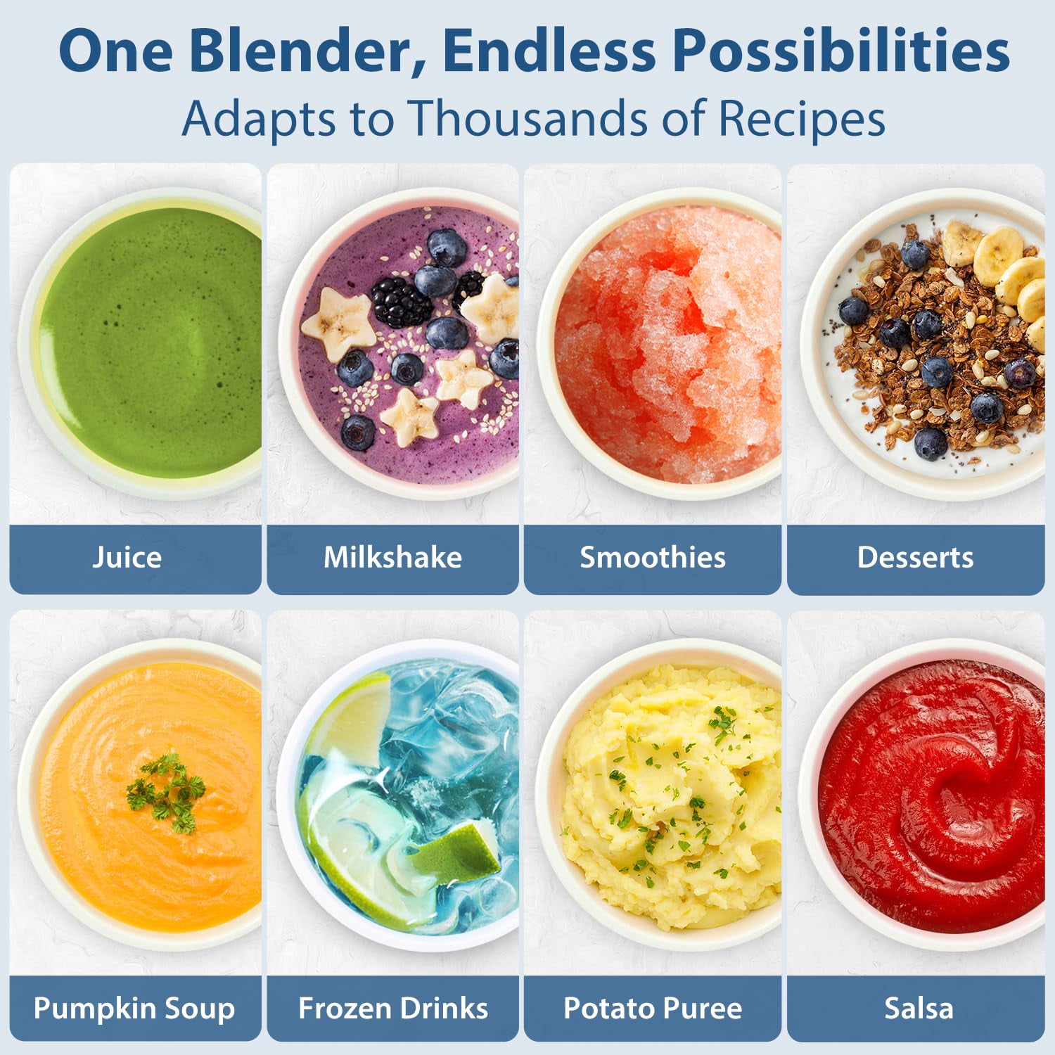 Aeitto Blender for Kitchen,68oz 1800W Smart Blender for Smoothies withStainless Steel 6-Blade,7 Preset Programs,Digital Timer & Custom Speed Control