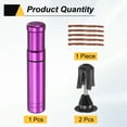 thumbnail image 3 of Kit de reparación de neumáticos de bicicleta sin cámara, herramienta de parche para arreglar pinchazos planos con herramienta de tapón y tapones para bicicleta de montaña y carretera, púrpura, 3 of 7