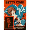 thumbnail image 2 of Betty Co-ed A Collegiate Sweetheart Song Poster Print (18 x 24), 2 of 4