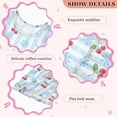 thumbnail image 2 of Girls Dress Cherry Snowflake Stripe Sleeveless Dress for Girls Hem A-Line Casual Sundress, 2 of 7