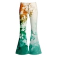 thumbnail image 2 of Kiijoy Girl's Flare Pants Casual Mid Rise Fit Stretch Trousers Bottoms, Sizes 9-10, 2 of 4