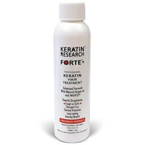 Keratin Forte Extra Strength Brazilian Keratin Hair Treatment Straightening Complex Blowout Treatment Professional Grade Natural Organic Results Argan Oil Keratina Brasilera Para Alisar el Pelo (4oz)