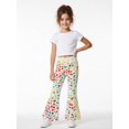 thumbnail image 3 of Girls Flare Pants, Girls Flared Bell Bottom Pants, Wide Leg Casual Trousers for Girls Ages 3-13Y, Comfortable All Season Girls Pants, 3 of 6