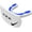 White/Royal, variant on Nike Hyperflow Lip Protector Mouthguard With Flavor