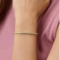 thumbnail image 3 of Pulsera Pearich en Oro Laminado 14K con Bisel de 3mm 15.6cm, 3 of 9