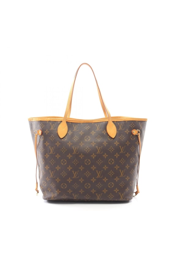 Pre-Owned Louis Vuitton Neverfull MM Monogram Tote Bag Handbag, Coated Canvas Leather, Women's,...
