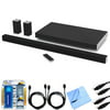 "Vizio SB4551-D5 SmartCast 45"" 5.1 Sound Bar System w/ Essential Accessory Bundle includes Sound Bar, 2 x 6 Optical Toslink OD Audio Cables, 2 x 6 HDMI Cables, Cleaning Kit and Microfiber Cloth"