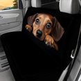 thumbnail image 2 of CHAQLIN Brown Dog Car Rear Seat Covers for Men, Set of 2 Car Back Seat Covers Stretch Non-Slip Auto Rear Seat Protectors, 2 of 6