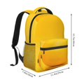 thumbnail image 2 of Disketp Yellow Lemon Mochila Estampada para Hombre y Mujer – Mochila Ligera Clásica con Múltiples Bolsillos para Universidad, Trabajo y Viajes-One Size, 2 of 5
