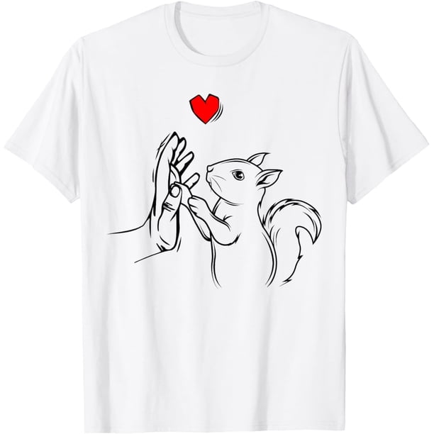 Squirrel Love - Camiseta para niñas y hombres