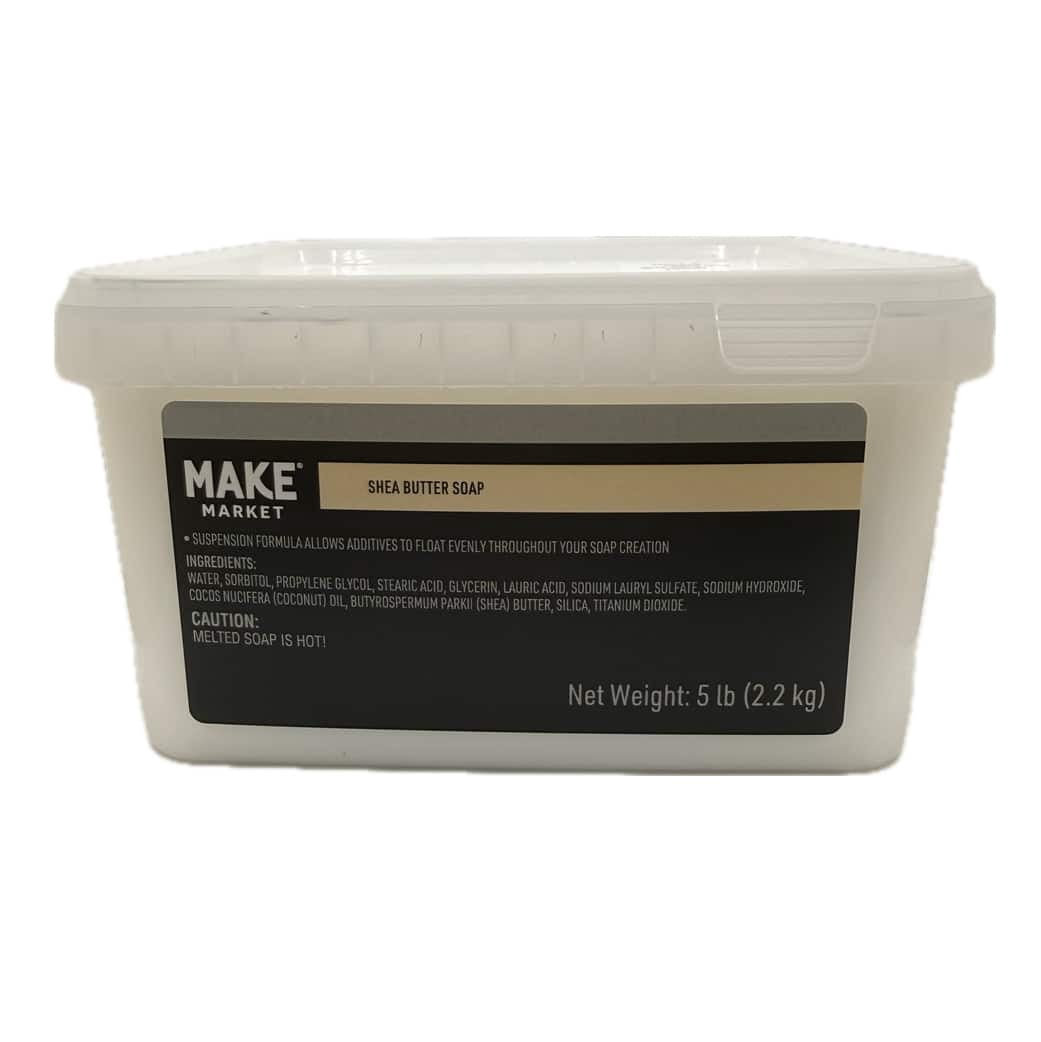 Make Market Shea Butter Soap Base, 5lb. , 6 Pack