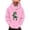 Pink, variant on TBWNWG Little Boys Girls Dinosaur Long Sleeve Hooded Pullover Toddler Kids Winter Warm Sweatshirt Youth Casual Crew Neck Raglan Top Ages 3-14 Years