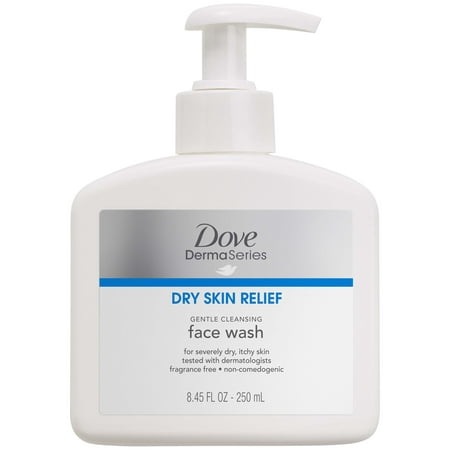 Dove DermaSeries Fragrance-Free Face Wash for Dry Skin 8.45