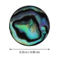 thumbnail image 4 of KAKOWELY 3PCS Finger Button with Abalone Shell Inlay Replacement Trumpet Part,0.51"X0.51"X0.08", 4 of 4