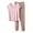 Pink, variant on MOJOGO Women's Soft Loungewear Set Cap Sleeve V-Neck Top & Loose Pants Cozy Pajama Set for Spring Summer Sleepwear White L