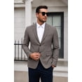 thumbnail image 6 of COOFANDY Mens Plaid Sport Coats, Two Button Lightweight Casual Blazer Stylish Suit Jacket for Daily Wedding, 6 of 8