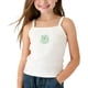 thumbnail image 1 of Camisolas de cuello redondo para niños, linda camiseta con estampado tridimensional y tirantes finos, cuello redondo, para niños, parte superior de poliéster para niños, 1 of 4