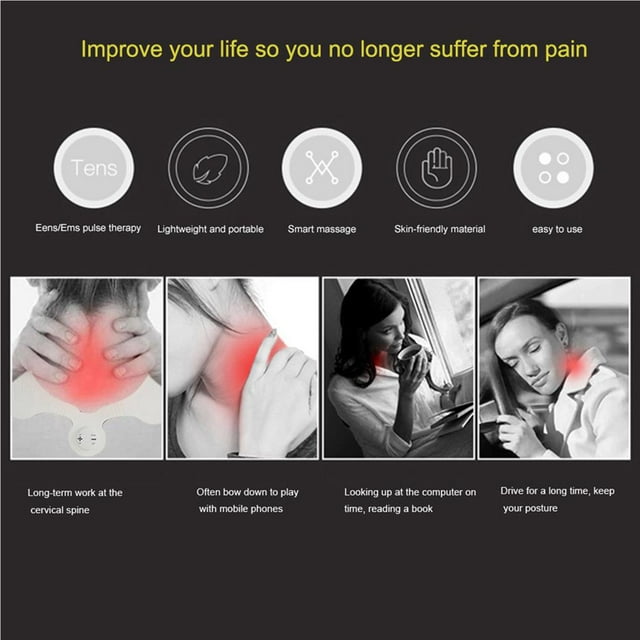 stanreset Masseur de Cou Mini Masseur Cervical Multifonctionnel pour Épaules et Cou