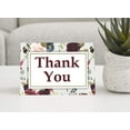 thumbnail image 3 of Darling Souvenir White Floral Thank You Card Bridal Shower Graduation Blank Folding Greeting Card Thank You Notes With Envelope - 100 Pcs, 3 of 4