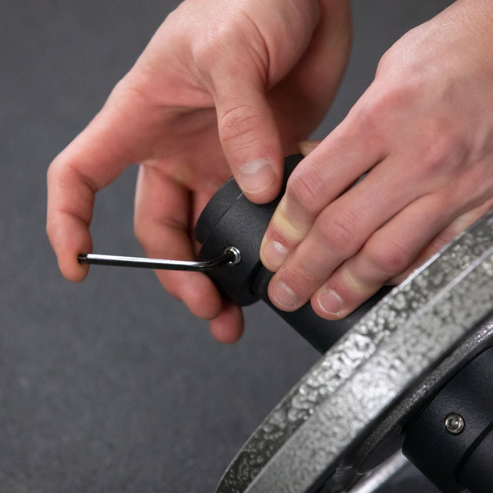 Titan Fitness Plate-Loaded Leverage Block Fits Olympic-Sized Weight Plates, Strongman Grip Strength Training, Pinch Training, Perform Curl Movements, Static Pinch Training, Swinging Motions
