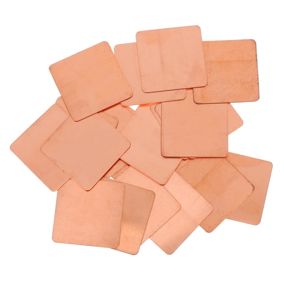 20 piezas hojas de cobre para disipación de calor para teléfono, ordenador, lámina de cobre para disipación de calor, almohadillas de cobre conductoras térmicas eficientes