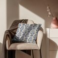thumbnail image 5 of Floral Pillow Covers 18x18 Set of 2 Indigo with White Small Flower Buds Throw Pillow Cases Decorations Square Cushion Covers for Bed Chair Sofa Couch, 5 of 6