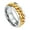 Gold, variant on Men/Women Cuban Link/Spinner Rings, Size #06-#14, Stainless Steel