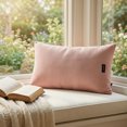 thumbnail image 4 of Unique Bargains 2 Pack Fabric Pillowcase Envelope Closure Wrinkle Resistant Queen Pink, 4 of 5