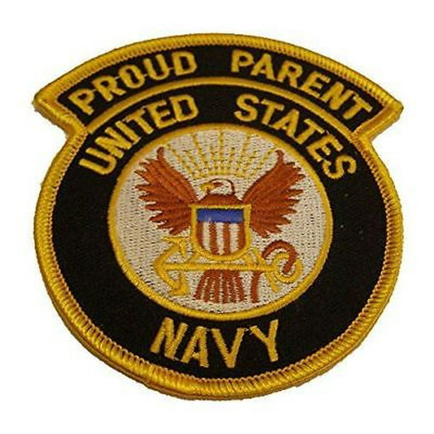 Proud Parent Usn Navy Patch Mom Dad Step Sailor Service Walmart Com Walmart Com