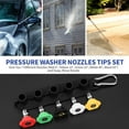 thumbnail image 6 of Pressure Washer Nozzle Tip Set 1/4 Inch 5 Multiple Spray Tips Heavy Duty Stainless Steel Power Washer Accessories Up To 4500, 6 of 9