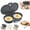 A, variant on Microwave Egg Poacher, Non-Stick Egg Cooker, Quick Breakfast Egg Making Gadget for Home Kitchen Use