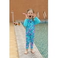 thumbnail image 6 of weVSwe Toddler Swimwear, 0-3 Years, UPF 50+ Sun Protection, Zipper Closure, Ocean Scale Pattern, Ideal for Swimming & Beach Activities, 6 of 8