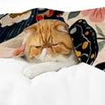 thumbnail image 5 of PRATYUS Butterfly Flower Vintage Flannel Blanket Soft Cozy Multi-Purpose 40x50in, 5 of 7