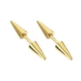 thumbnail image 4 of 1 Par de Aretes con Remaches Y Remaches de material acero Inoxidable 361L Punksteam Fashion Unisex Oro, 4 of 4