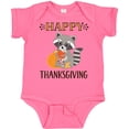 thumbnail image 3 of Inktastic Happy Thanksgiving Holiday Raccoon Boys or Girls Baby Bodysuit, 3 of 5