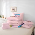 thumbnail image 6 of Manfei Sea Animal Axolotl 7-Piece Bedding Comforter Set,Colorful Sealife Croal King Bedding Sets,First Letter E Bed Sheets For Girls,Super Cozy Room Decor Reversible, 6 of 8