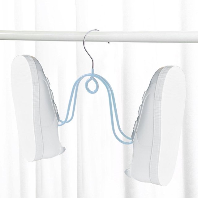 Feltree Shoe Drying Rack Drying Shoes Accessories Outdoor Balcony Drying Shoes Windproof Hook Shelf Hanger Home Hanging Clothes Sandals Rack Color Shoe Drying Rack