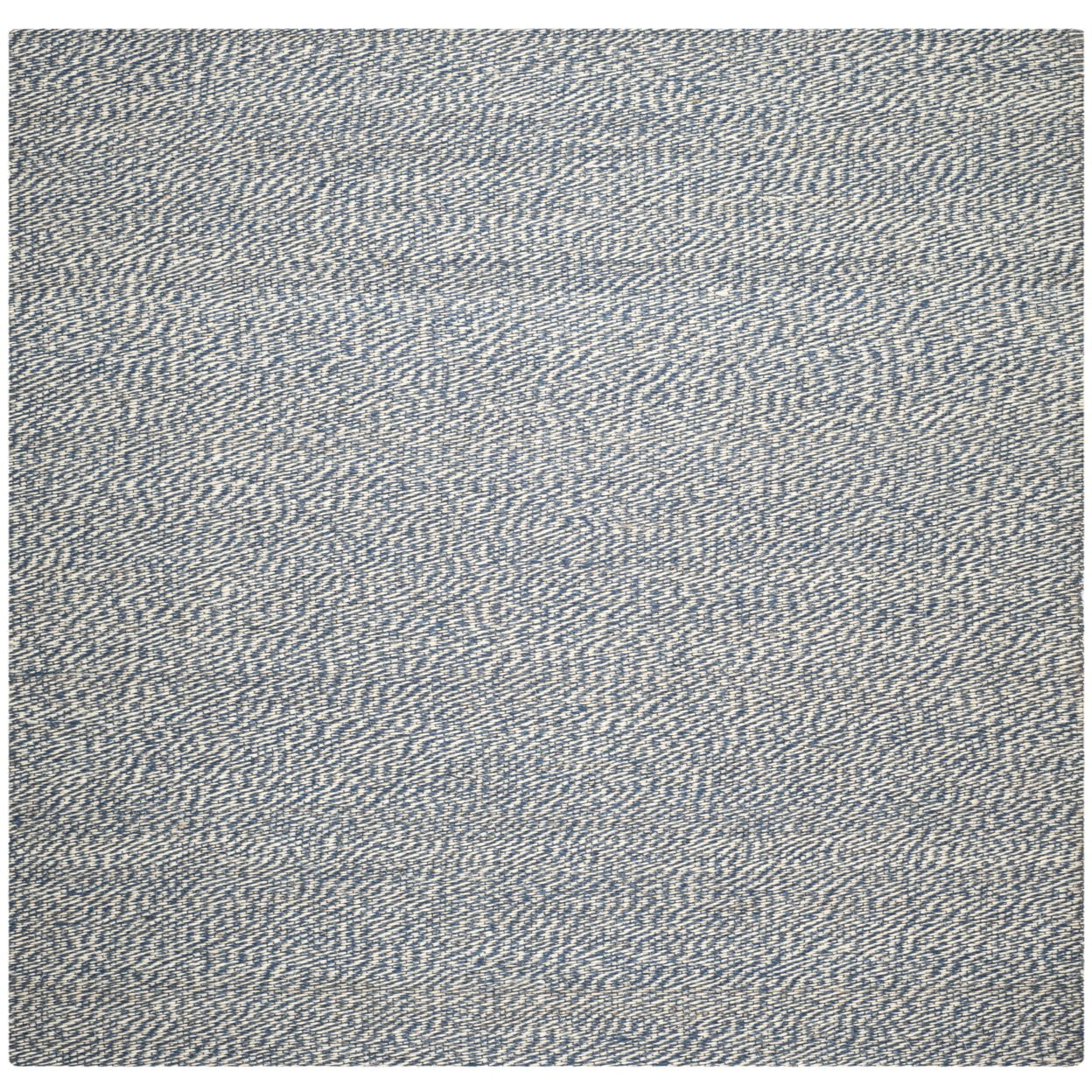 SAFAVIEH Natural Fiber Lars Braided Jute Runner Rug, Blue/Ivory, 2'6" x 8'
