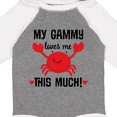 thumbnail image 4 of Inktastic Gammy Loves Me Grandchild Boys or Girls Long Sleeve Baby Bodysuit, 4 of 5