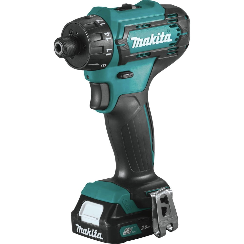 Makita FD10R1 12V max CXT Lithium-Ion Hex Brushless 1/4 in. Cordless Drill Driver Kit (2 Ah)